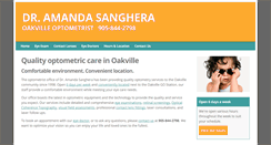 Desktop Screenshot of oakvilleoptometrist.com