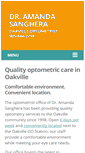 Mobile Screenshot of oakvilleoptometrist.com